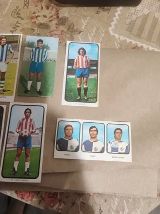 Cromos de fútbol antiguos
