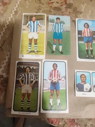 Cromos de fútbol antiguos