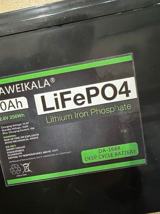 Bateria LiFePO4 12.8V 20Ah (256Wh) - Nova / Ciclo