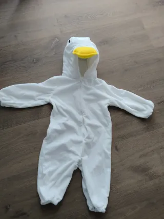 Disfraz de pato sin usar T. 6-12 meses
