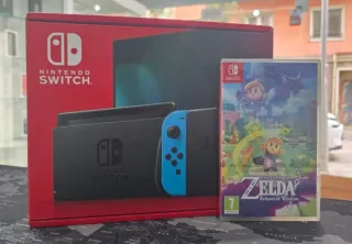 Nintendo Switch 6,2" Joy Con Azul y Rojo Neón