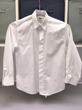 Traje comunión niño amiricana, camisa y corbata