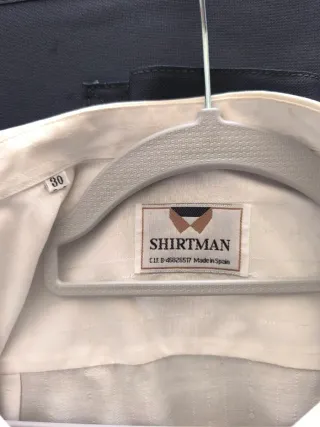 Traje comunión niño amiricana, camisa y corbata