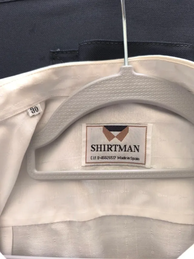 Traje comunión niño americana, camisa y corbata