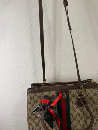 Bolso Gucci Marrón y Beige