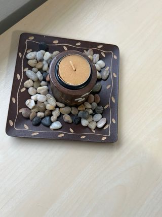 Juego 2 piezas cristal tallado rosas