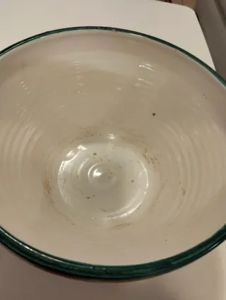 Portavaso ceramica Deruta decorato