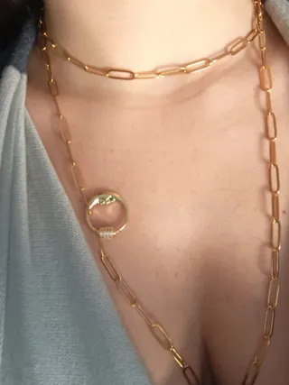 Collana placcata oro 18k