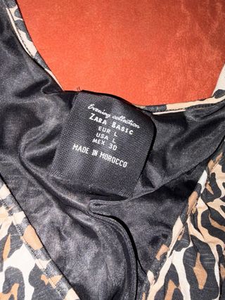 Vestido Zara Animal Print