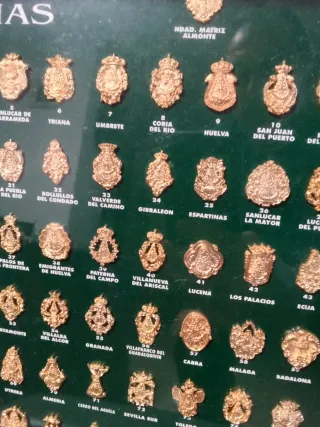 Cuadro Colección Insignias Rocieras