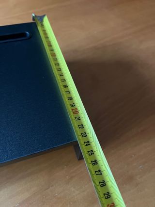 Elevador Monitor Negro Madera