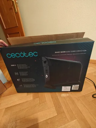 Radiador Eléctrico Cecotec Negro