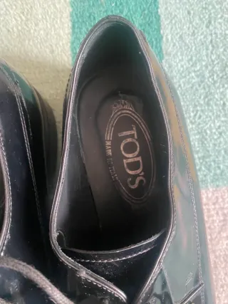 Scarpe Tod's uomo nere lucide