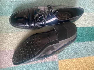 Scarpe Tod's uomo nere lucide