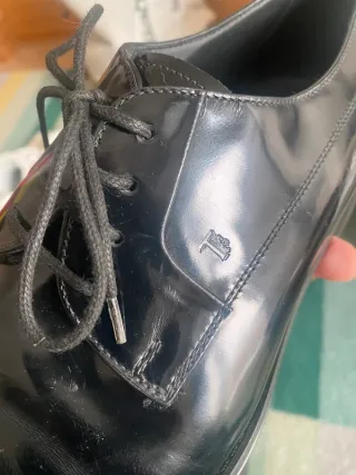 Scarpe Tod's uomo nere lucide