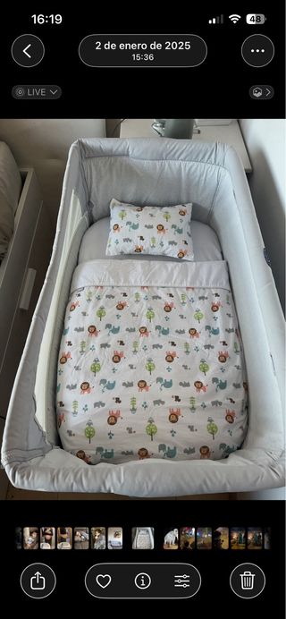 Minicuna colecho Next to me Chicco