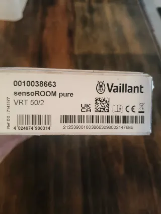 Termostato Vaillant sensoROOM pure