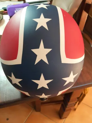 Casco moto uomo con stelle