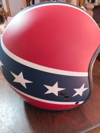 Casco moto uomo con stelle