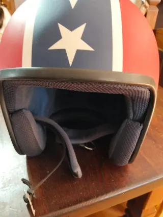 Casco moto uomo con stelle