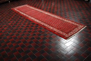 Tappeto Antico Malayer 330 x 80 cm Lana