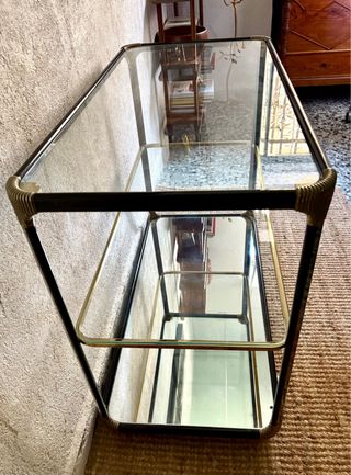 Vintage mesa auxiliar/ camarera Italiana seventies