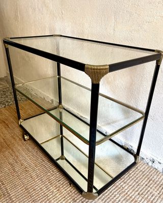 Vintage mesa auxiliar/ camarera Italiana seventies