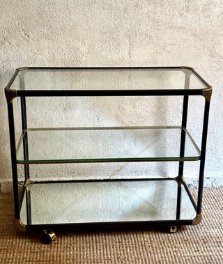 Vintage mesa auxiliar/ camarera Italiana seventies