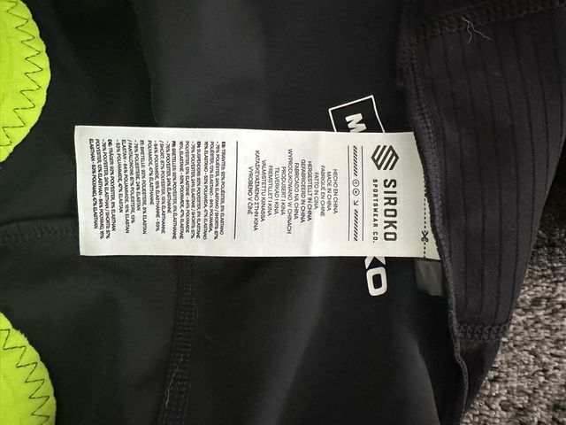 Culote Siroko Ciclismo Negro