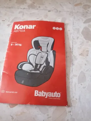 Silla coche Babyauto Grupo 1-2-3