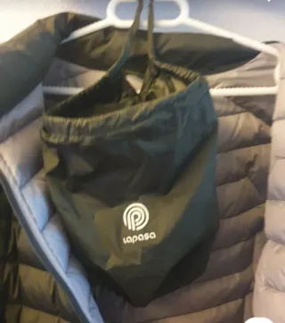 Chaqueta acolchada verde