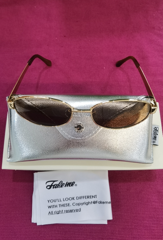 Gafas Fakeme NoCap GLD Doradas Completas