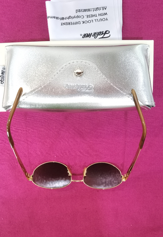 Gafas Fakeme NoCap GLD Doradas Completas