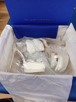 Zapatos de tacón Stuart Weitzman blancos