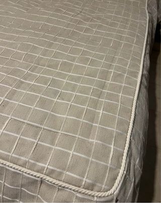 Edredón Cama 90cm Beige y Blanco