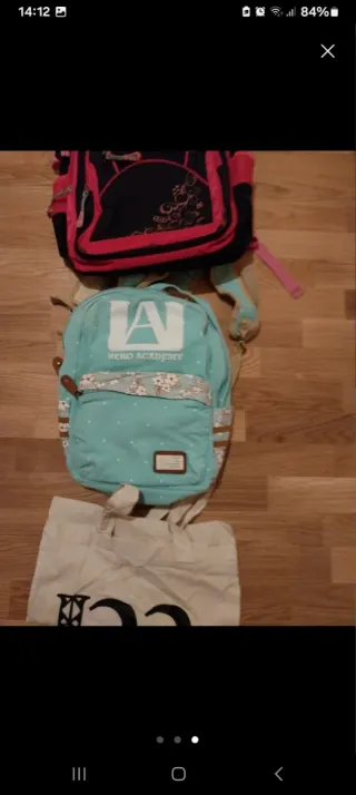 Lote de 2 mochilas y bolso