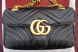Bolso Gucci Marmont Negro Full Set Factura