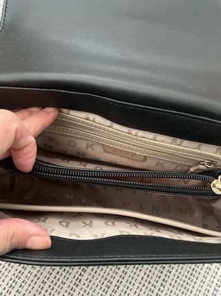 Bolso DKNY Piel Negro y Marrón