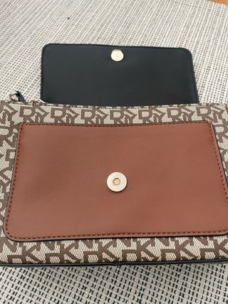 Bolso DKNY Piel Negro y Marrón