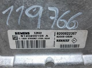 Centralita motor renault 1023971 8200510536 clio