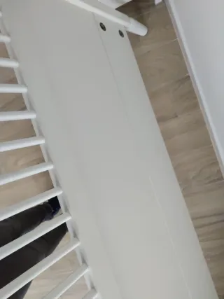 Cabecero Cama 160 Madera Blanca