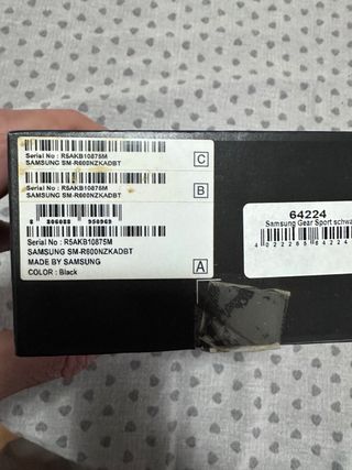 Samsung Gear Sport Orologio Smartwatch