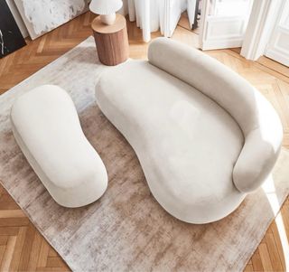 Sofá Westwing Alba con reposapiés