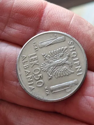 Moneta 0.5 Lek Albania 1941