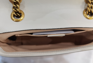 Borsa Gucci Marmont Mini Bianco Latte Set Completo