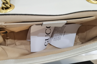 Borsa Gucci Marmont Mini Bianco Latte Set Completo