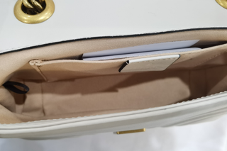 Borsa Gucci Marmont Mini Bianco Latte Set Completo