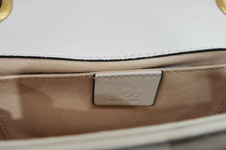 Borsa Gucci Marmont Mini Bianco Latte Set Completo