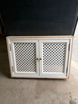 Marco de madera y ventana decorativa 52 Alto X 74