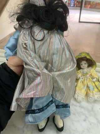 Coppia bambole porcellana vintage